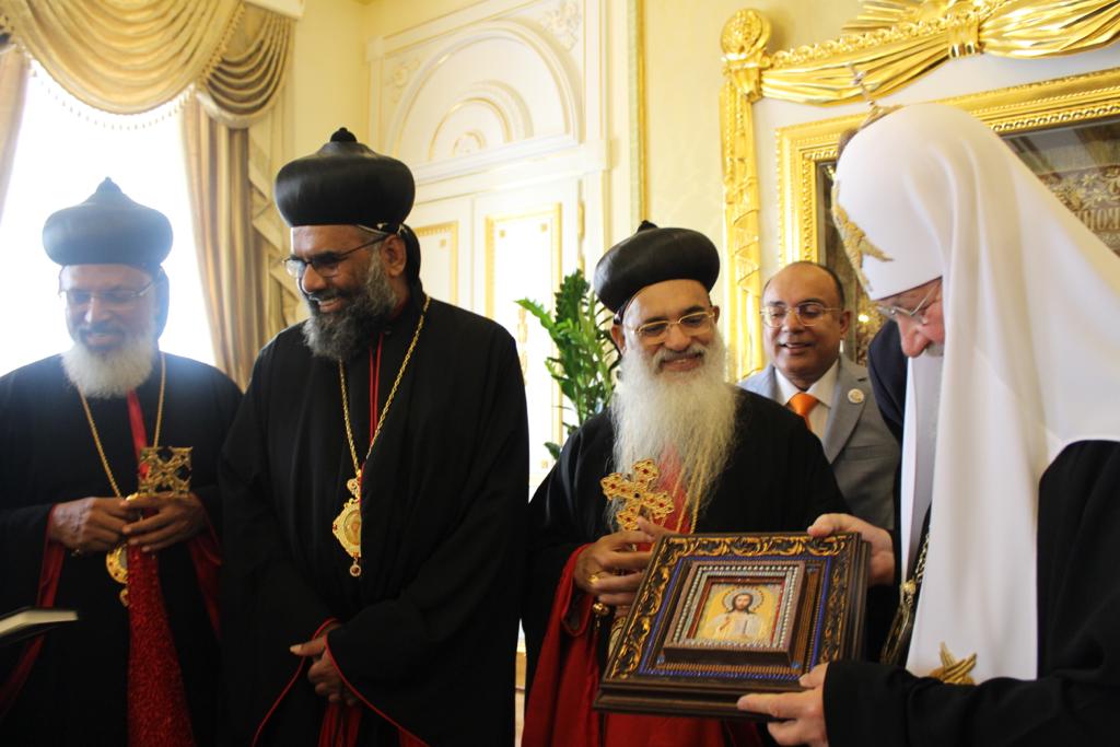 H.H Baselios Marthoma Paulose II with Kiril Patriarch