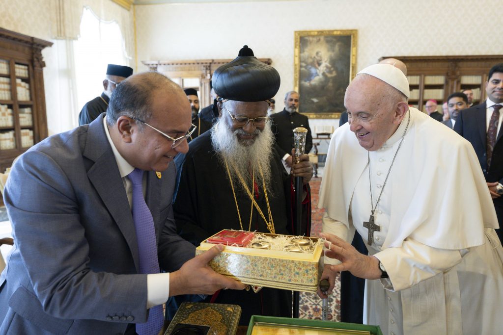 Vatican Visit of His Holiness Baselios Marthoma Paulose II, September 5, 2013